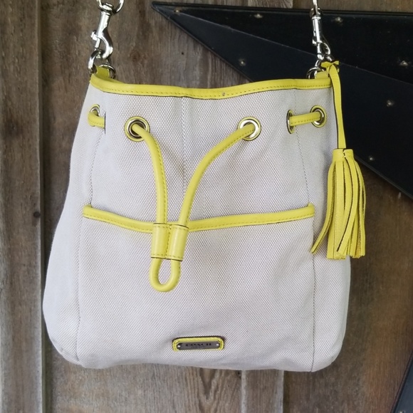 Coach Handbags - ✂️50% off Coach canvas drawstring bag